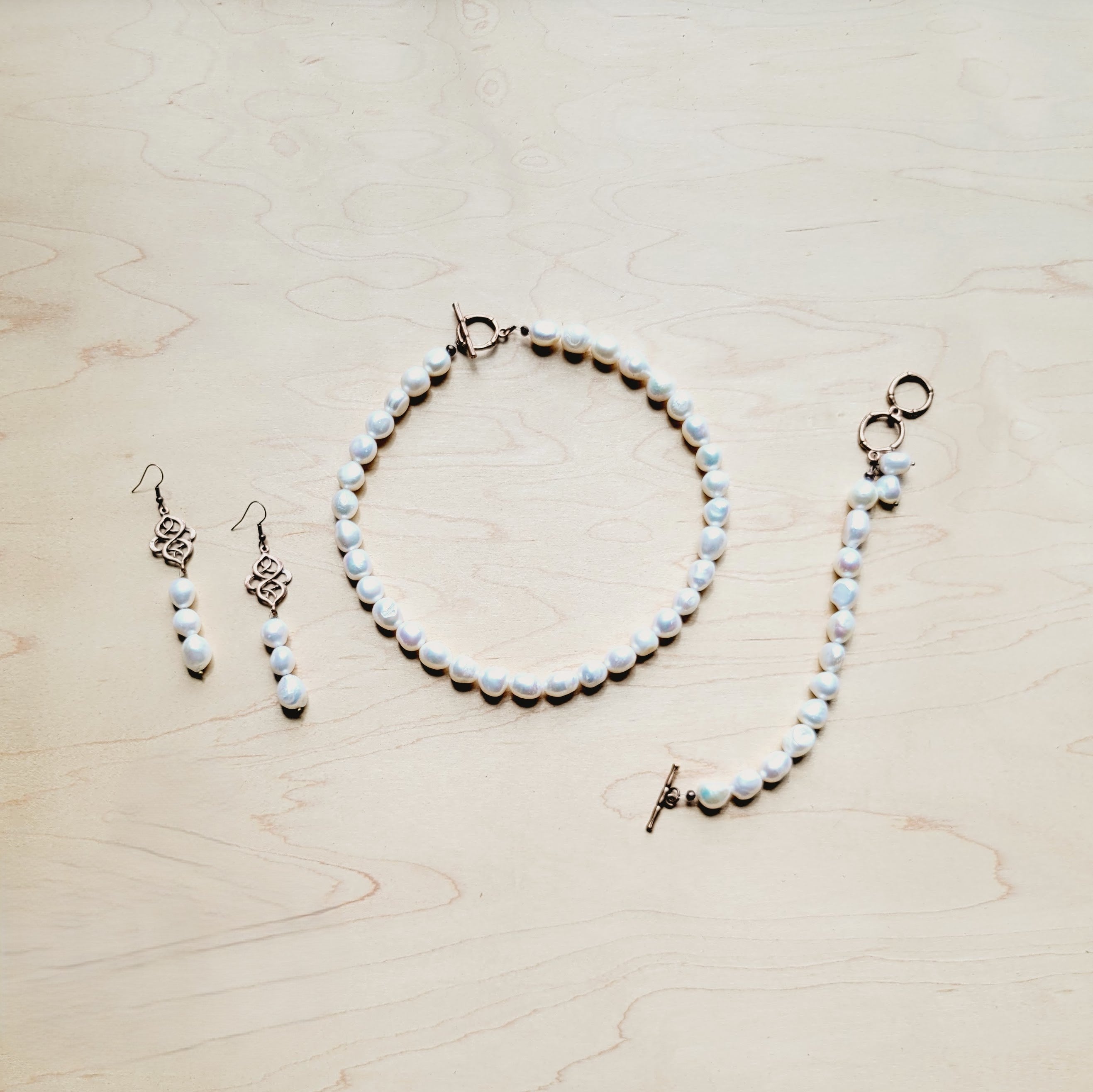 Genuine Freshwater Pearl Collar Necklace Wedding Collection