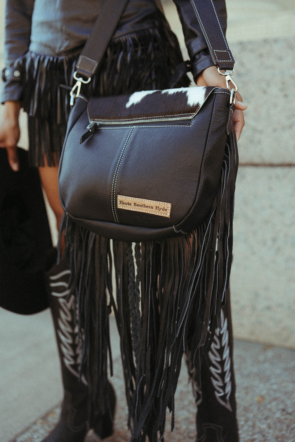 The Elva Fringe Satchel Bag