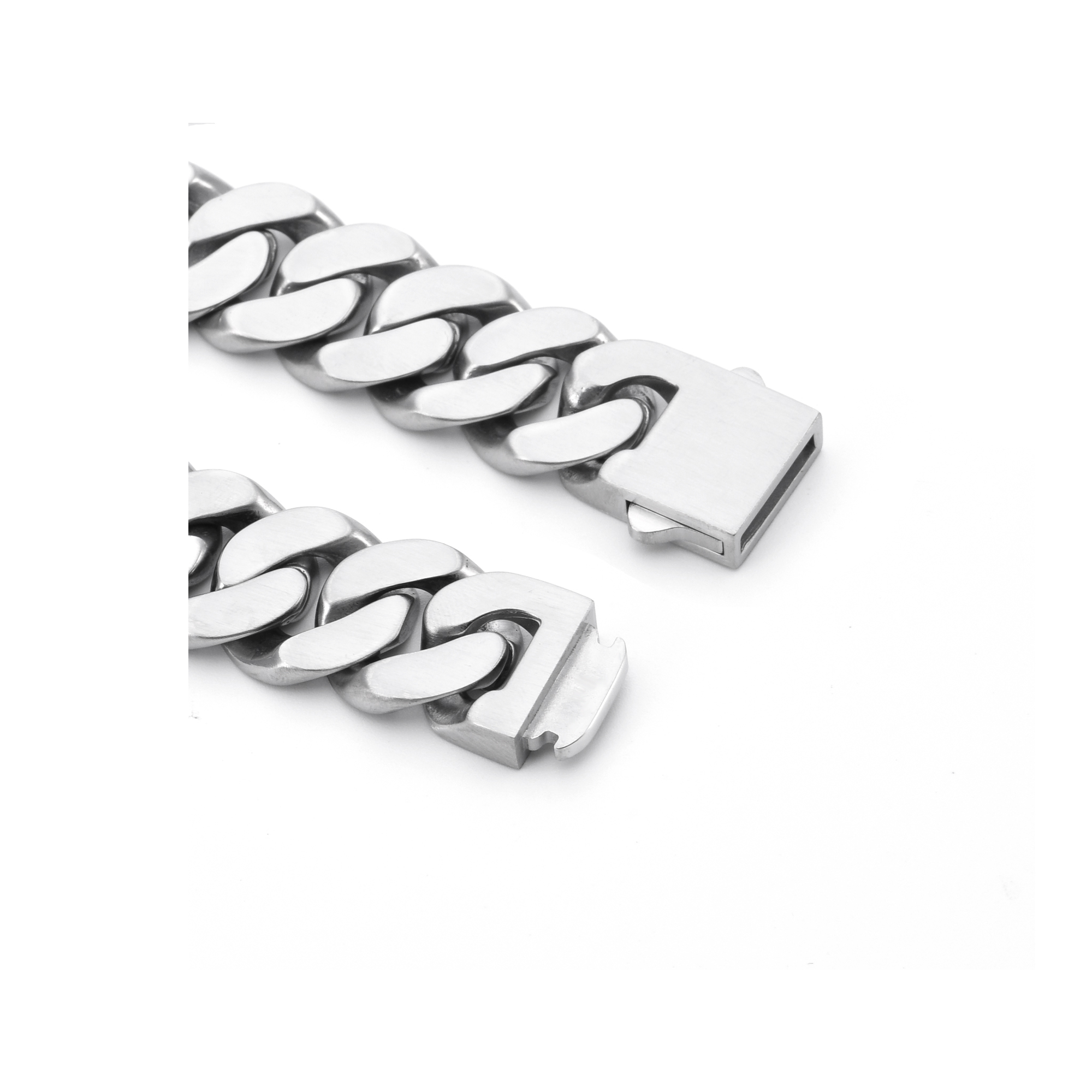 High Polish Flat Cuban Link Bracelet