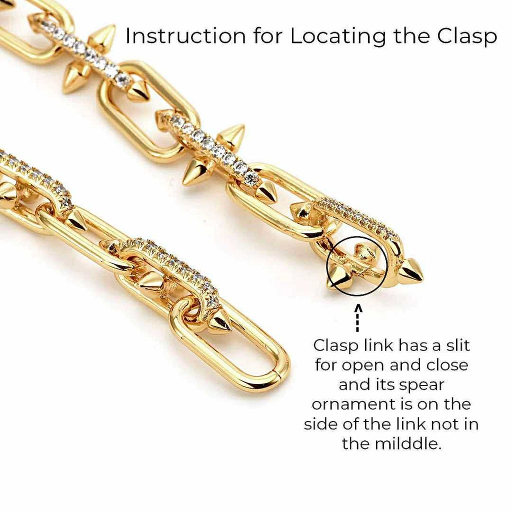 Gold Talon Chain Bracelet