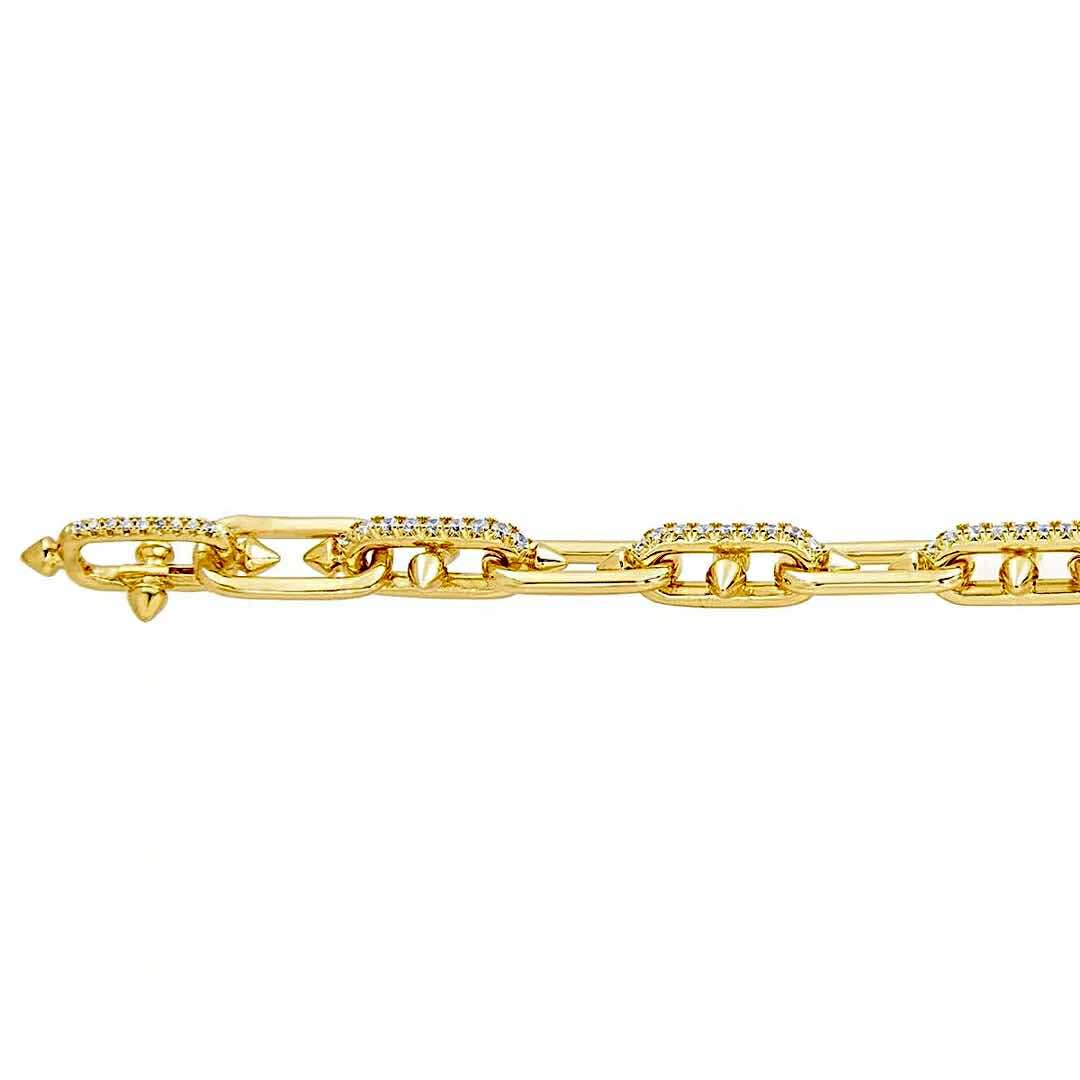 Gold Talon Chain Bracelet