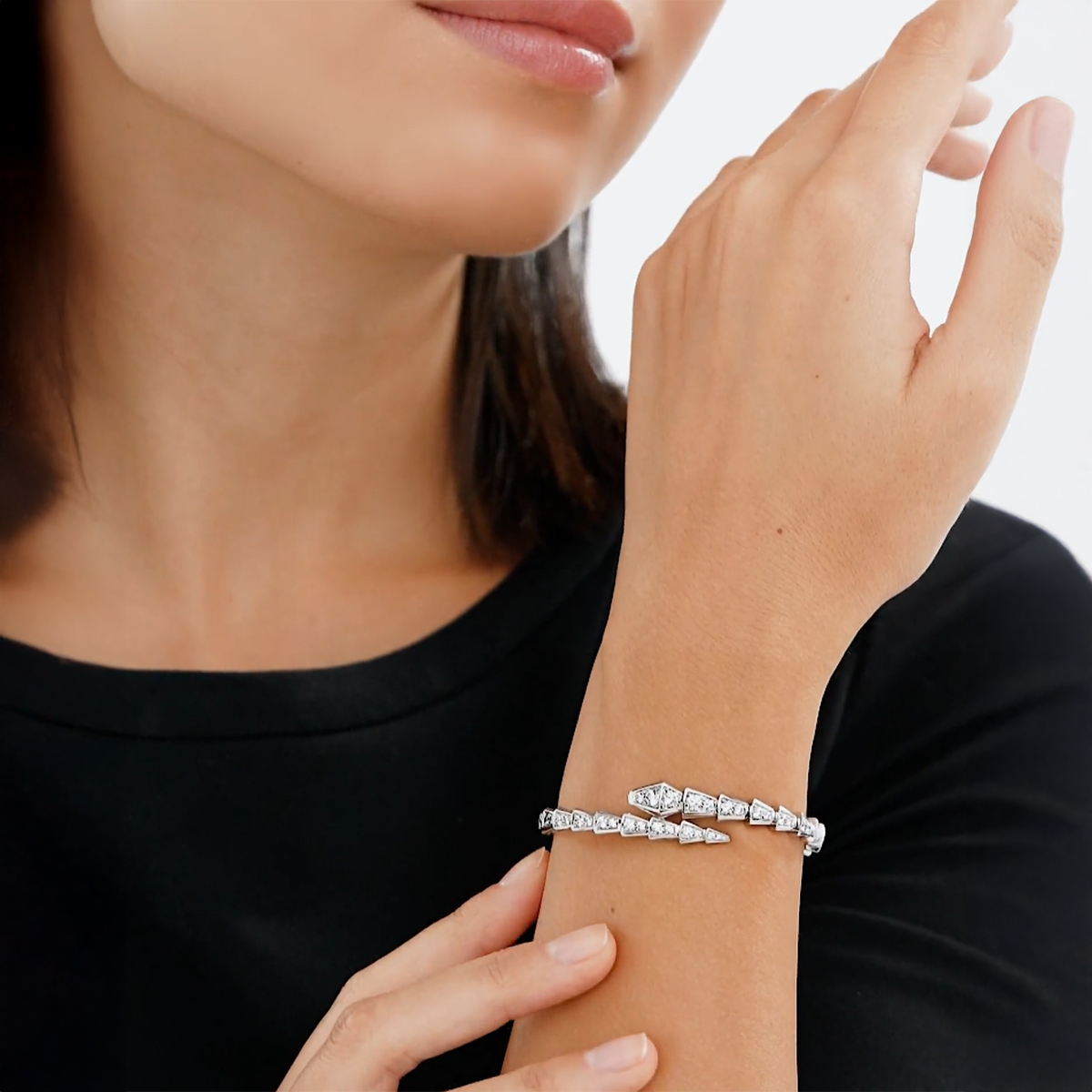 Pavé Temptation Bangle Bracelet