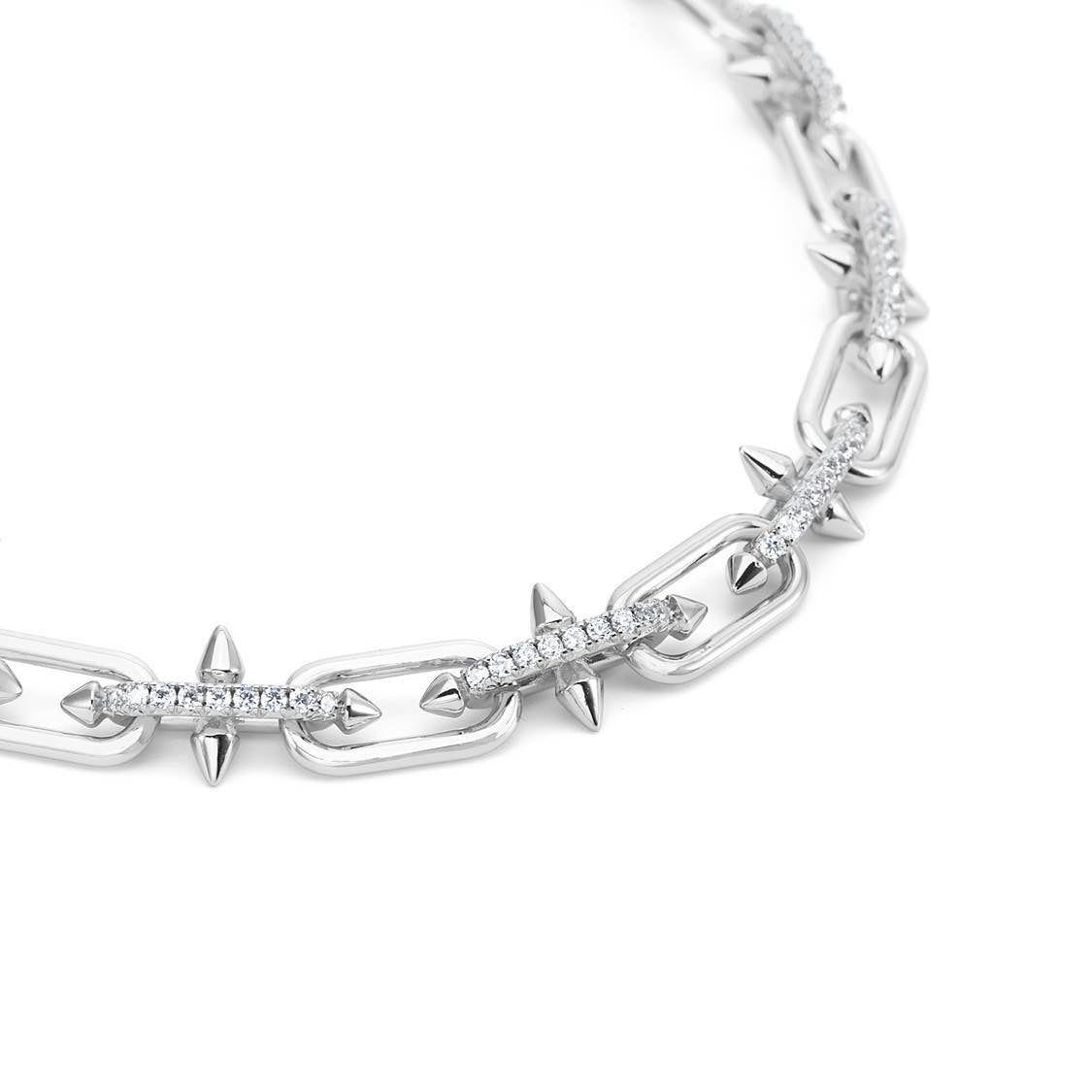 Talon Chain Necklace, Silver