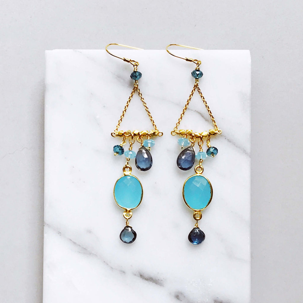 Chandelier Rainbow Earrings