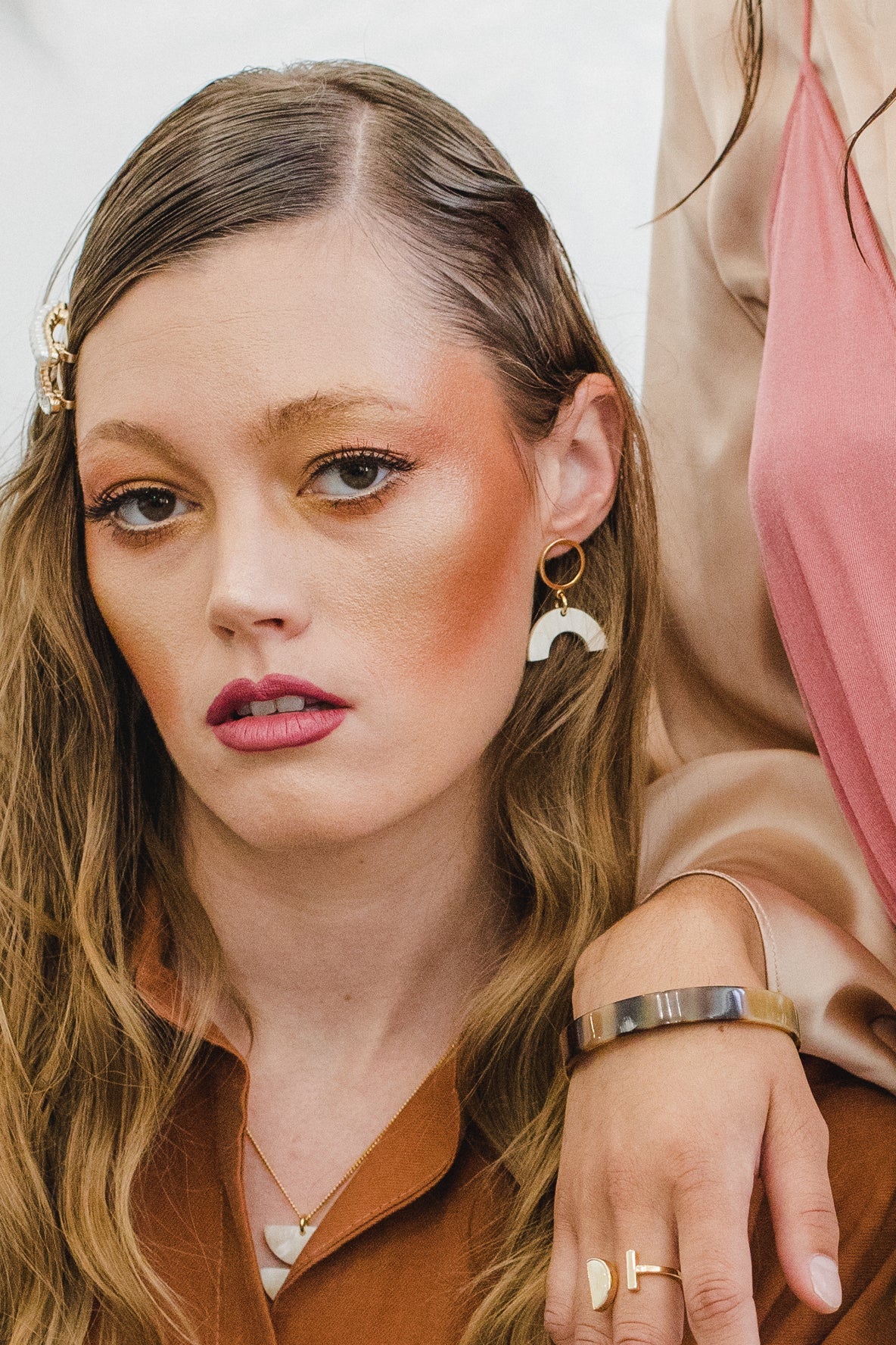 Buffalo Horn Minimalist Bangle Bracelet (1pc)