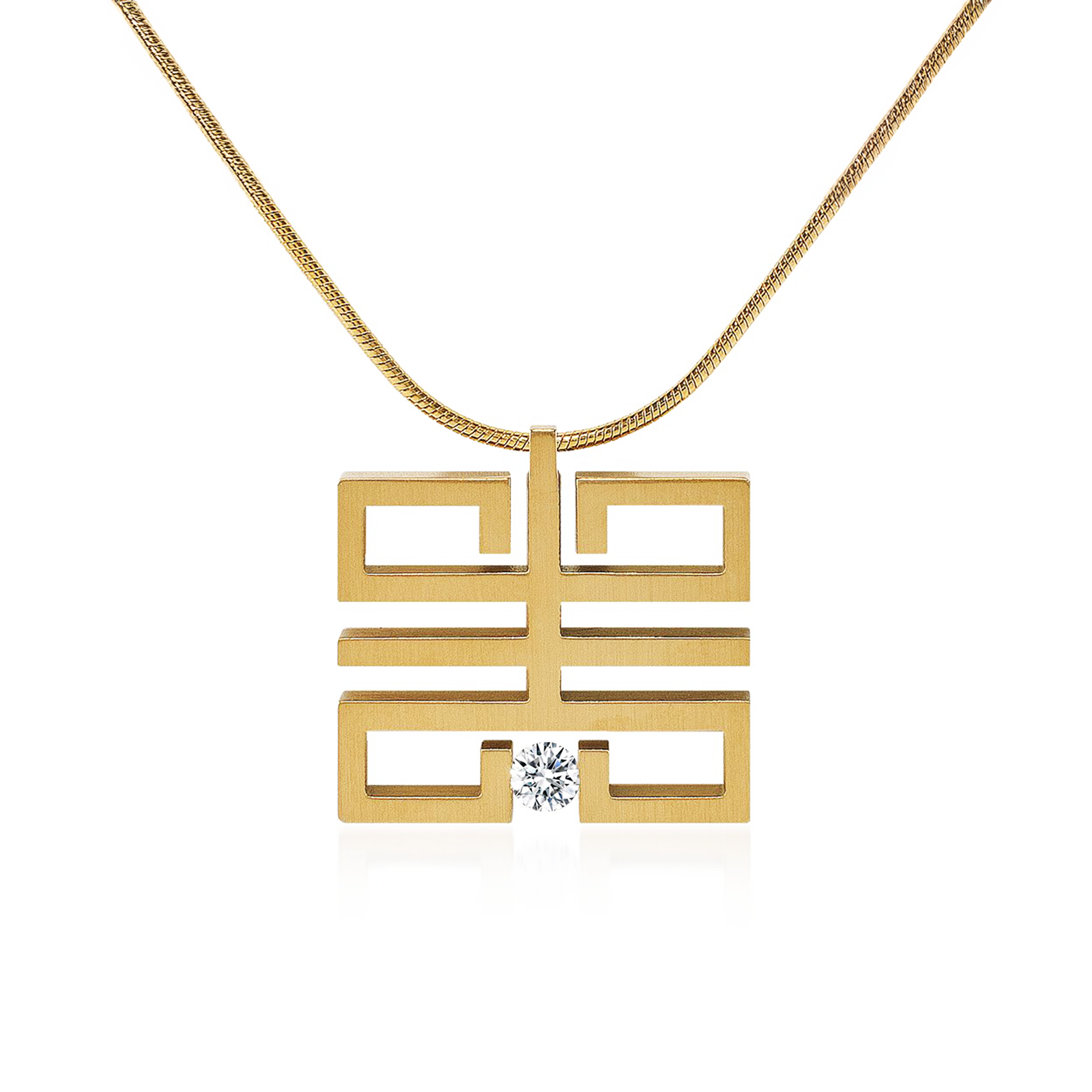 Gold Feliĉo Pendant (chain not included)