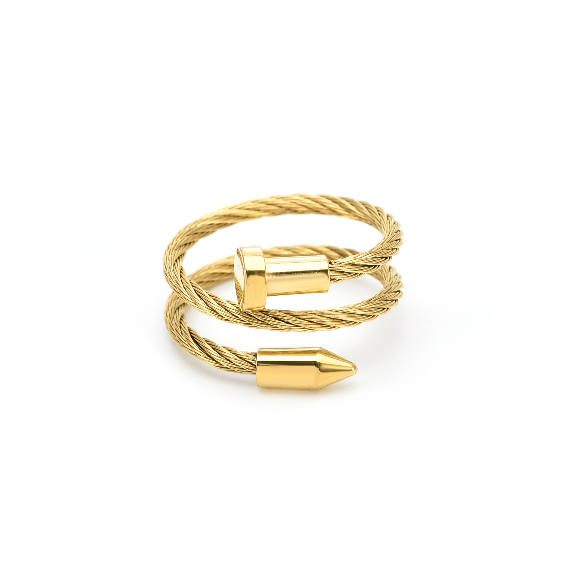 Gold Pointe Cable Adjustable Ring