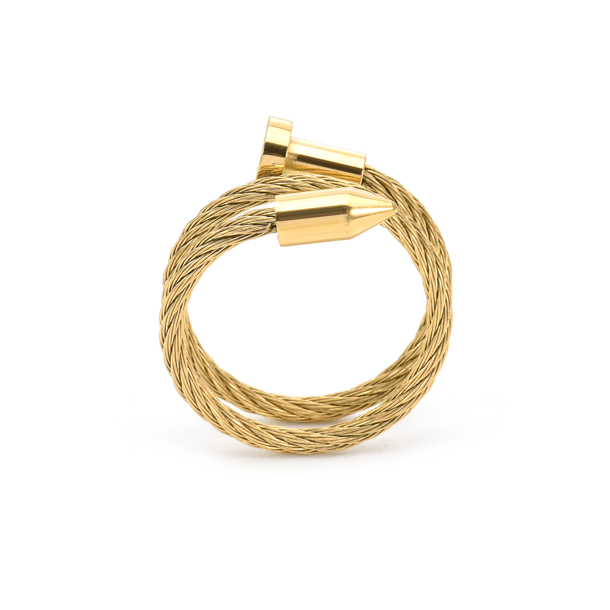 Gold Pointe Cable Adjustable Ring
