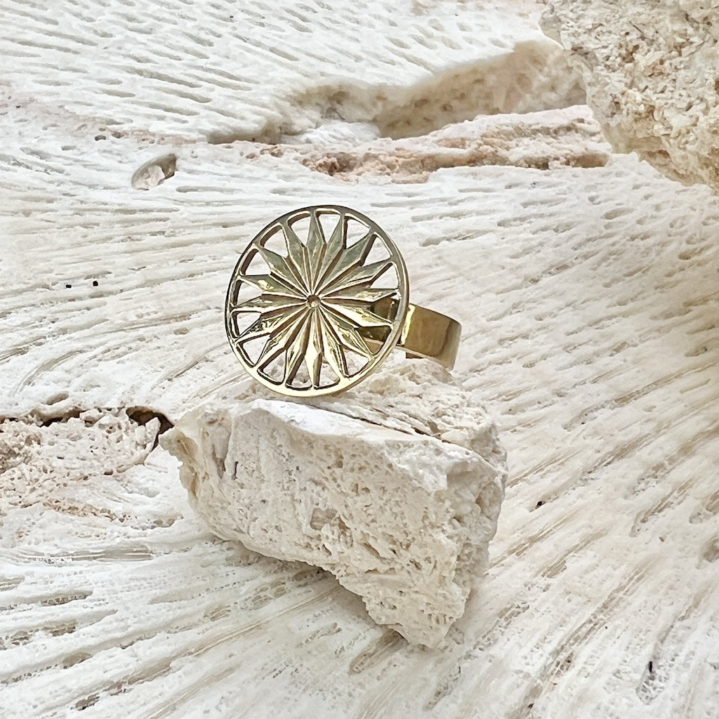 Recycled Sunshine Brass Ring