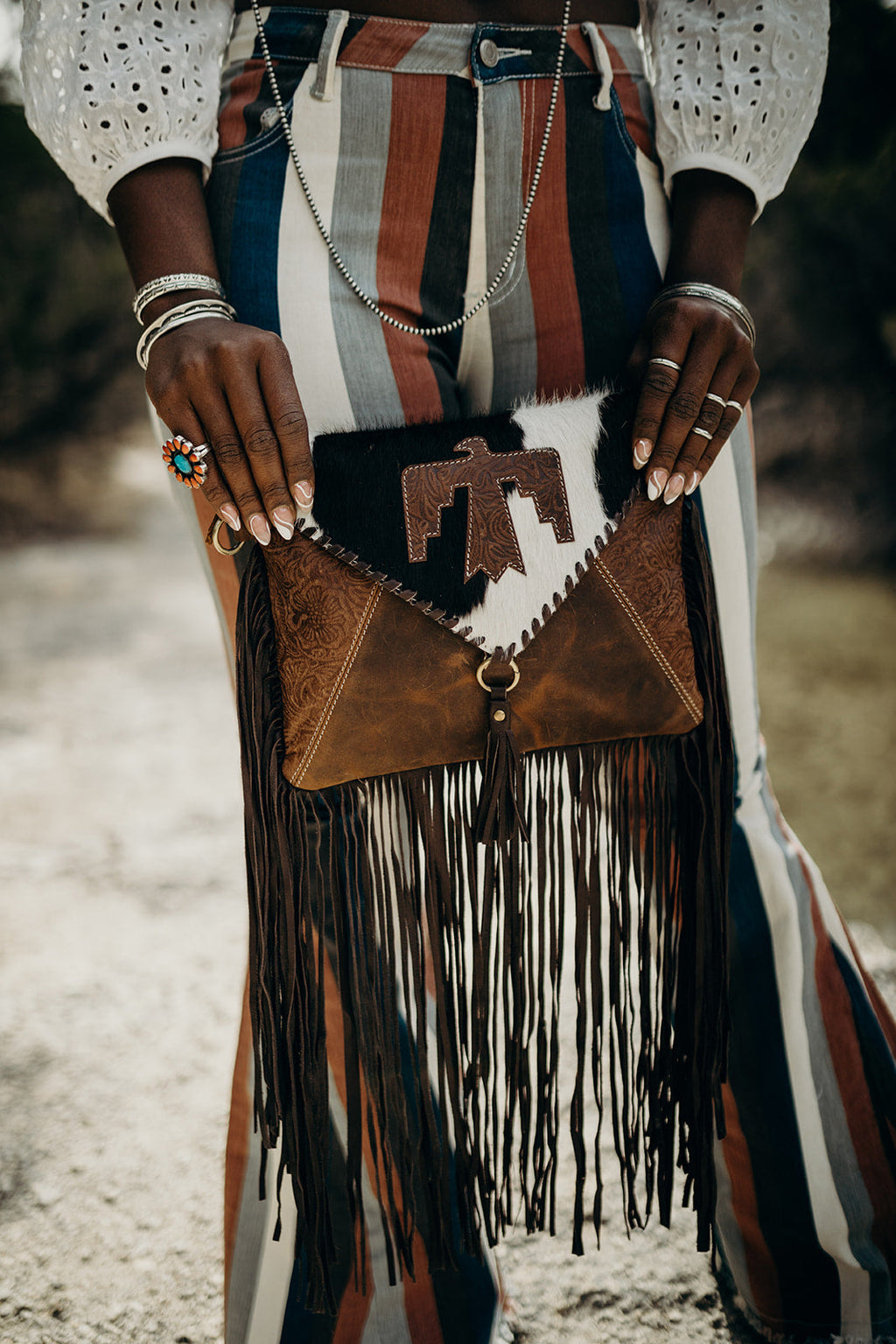 Thunderbird ‘ n Free Cowhide Bag