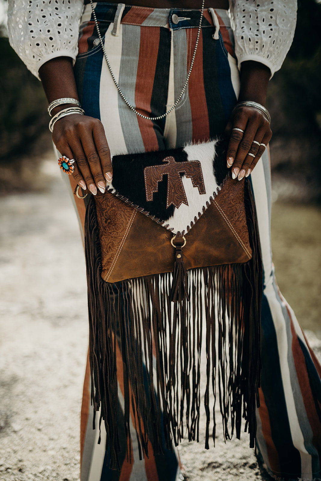 Thunderbird ‘ n Free Cowhide Bag