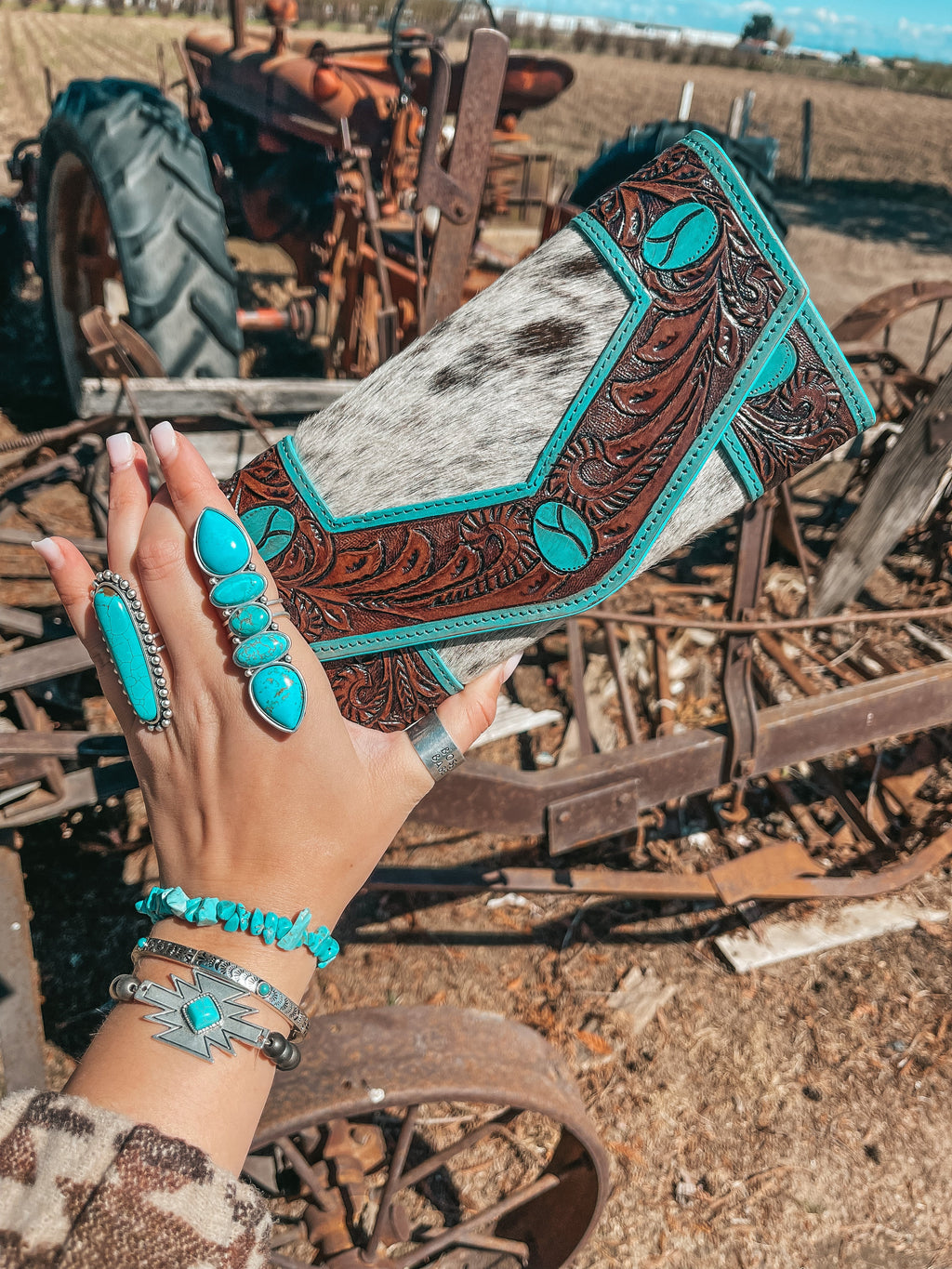 Turquoise Vibes Wallet a Haute Southern Hyde