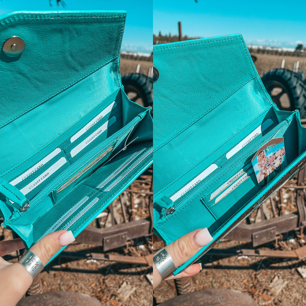 Turquoise Vibes Wallet a Haute Southern Hyde