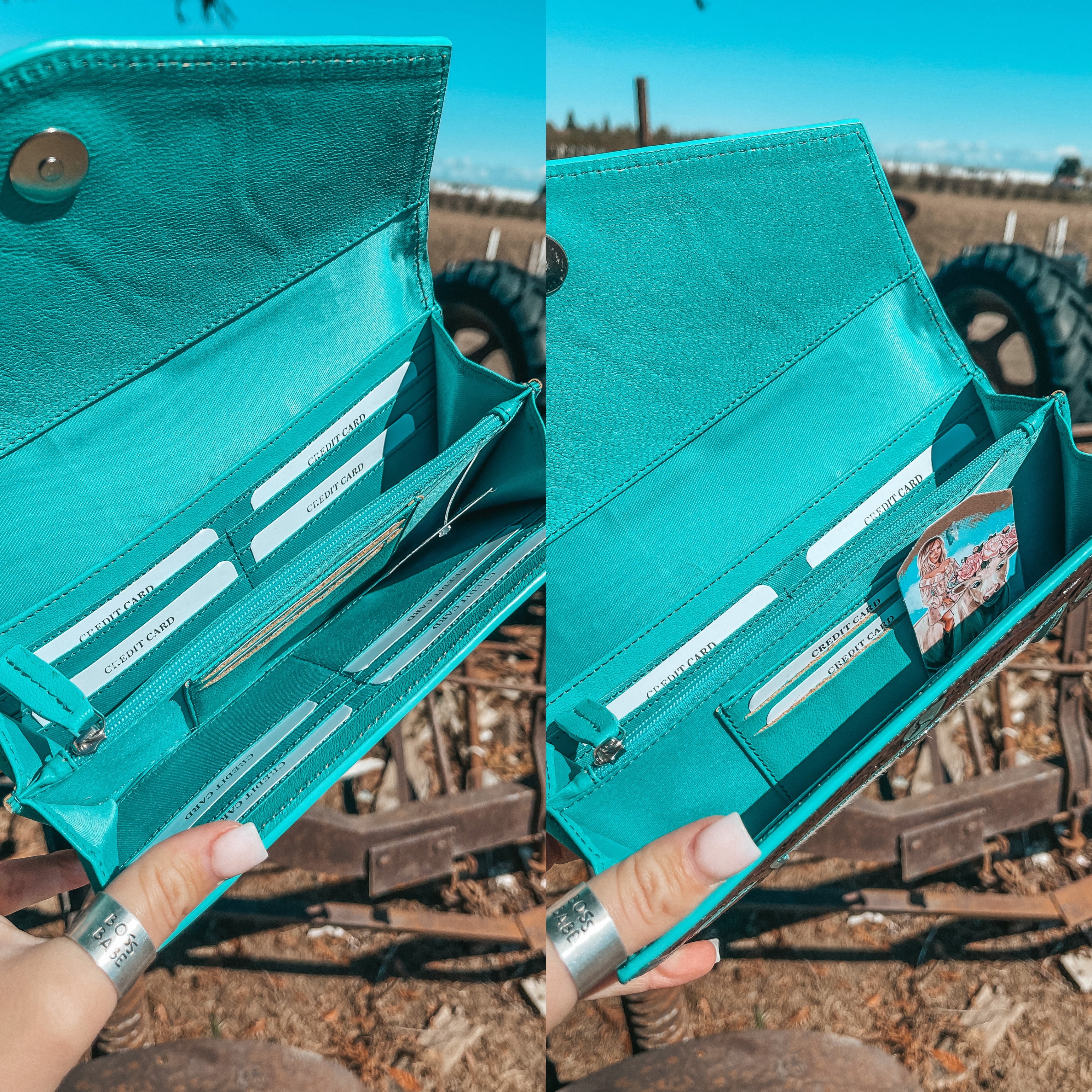 Turquoise Vibes Wallet a Haute Southern Hyde