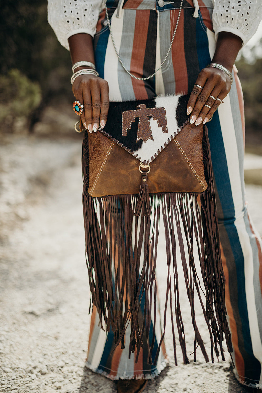 Thunderbird ‘ n Free Cowhide Bag