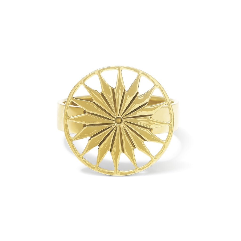 Recycled Sunshine Brass Ring